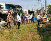 జమ్మికుంటలో శానిటేషన్ పనులపై చైర్మన్ క్షేత్ర స్థాయి పరిశీలన.
