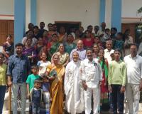 హుజూరాబాద్ సిఎస్ఐ చర్చిలో రెవ. జాన్ బాబు దంపతులకు ఘన వీడ్కోలు.