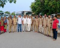 విధులు నిర్వహిస్తూనే ఆర్టీసీ ఉద్యోగుల ఆందోళన.