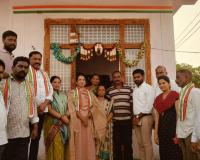 ఇందిరమ్మ ఇల్లు ప్రారంభించిన మున్సిపల్ చైర్‌పర్సన్ సుహాసిని.