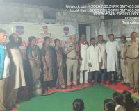 గంజాయి, డ్రగ్స్‌, సైబర్ నేరాలపై అవగాహన కల్పించిన జాగృతి పోలీస్ కళా బృందం.