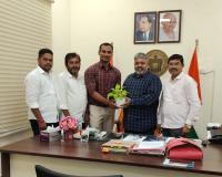 ఇండస్ట్రియల్ డెవలప్‌మెంట్ కార్పొరేషన్ అదనపు డైరెక్టర్‌ను కలిసిన  టిఐసీసీఐ  రాష్ట్ర నాయకులు.
