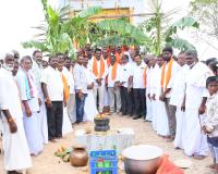 జమ్ములమ్మ అమ్మవారి ప్రతిష్ఠ మహోత్సవంలో ఎమ్మెల్యే తూడి మేఘారెడ్డి.