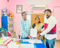గోశాల ఏర్పాటుకు ప్రభుత్వ స్థలం కోరిన మహిళా కాంగ్రెస్.