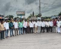 నీట్ పేపర్ లీకేజీ ఖండిస్తూ కాంగ్రెస్ ధర్నా.