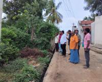 వెల్టూర్ గ్రామంలో సర్పంచ్ అశోక్, వార్డు సభ్యుల క్షేత్రస్థాయి పర్యటన.