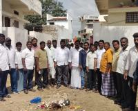 వెల్టూర్ లో సీసీ రోడ్డు, అండర్ డ్రైనేజీ పనులకు శ్రీకారం.