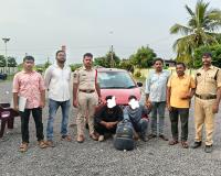 సత్తుపల్లిలో 6.36 కిలోల గంజాయి పట్టివేత.