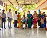 పాఠశాల శాస్త్ర ప్రయోగశాలకు రూ.20 వేల విరాళం అందించిన ఉపసర్పంచ్ శివకృష్ణ .