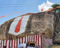 గోవింద నామస్మరణతో మార్మోగిన కొండలయ్య గుట్ట.