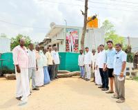 కేసీఆర్ పై అభిమానం చాటుకున్న వార్డు సభ్యుడు.