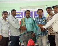 టీజేఏ ఖమ్మం ప్రెస్ క్లబ్ అధ్యక్షుడిగా ఎండి రషీద్.