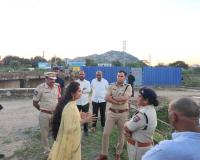 వినాయక నిమజ్జన ఏర్పాట్లపై అధికారుల పరిశీలన.