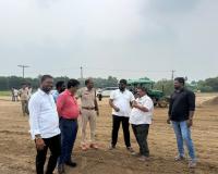 నాయిని చెరువు వద్ద నిమజ్జన ఏర్పాట్ల పరిశీలన.