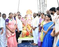 కరీంనగర్‌లో ఘనంగా గణేష్ నిమజ్జనోత్సవం.