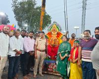 హుజురాబాద్‌లో ఘనంగా వినాయక నిమజ్జనం.