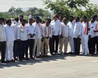కేంద్ర ఎన్నికల సంఘంపై కాంగ్రెస్ శ్రేణుల నిరసన.