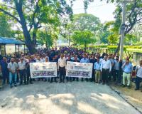 డిజిల్ లోకో షెడ్ లో స్వచ్ఛ భారత్ కార్యక్రమం .