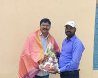 ఎంఈఓ శాంతన్నకు జర్నలిస్టు బండి రాజు శుభాకాంక్షలు.