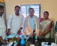 జిల్లా పంచాయతీ అధికారి వెంకట్‌రెడ్డికి ఘన సన్మానం.