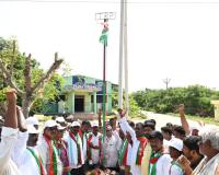 మదనాపురంలో టీఆర్పీ జెండా ఆవిష్కరణ.