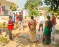 మనిగిల్ల అభివృద్ధే లక్ష్యంగా సర్పంచ్ క్షేత్రస్థాయి పర్యటన.