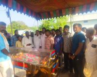 మృతురాలి కుటుంబానికి మేఘన్న అభయహస్తం.