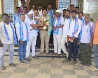 పేరూరు నూతన ఎస్సై రేఖ అశోక్‌కు ఘన సన్మానం.