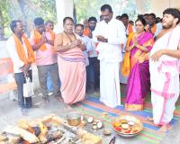 మంగంపల్లిలో కోటి రూపాయలతో ఆలయ నిర్మాణం.