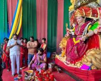 భగత్ నగర్‌లో దుర్గామాత మండపాలను దర్శించుకున్న డిప్యూటీ మేయర్.