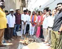 64వ డివిజన్‌లో అభివృద్ధి పనులకు శంకుస్థాపన.