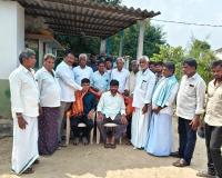 హుస్సేన్ జాఫర్ ని సన్మానించిన బిఆర్ఎస్ నాయకులు .