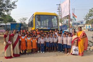 విద్యార్థుల్లో కొత్త ఉత్సాహం నింపిన శిశుమందిర్ పాఠశాల విద్యా విహారయాత్ర