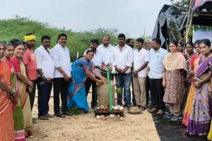ఘనపూర్, శివునిపల్లిలో ధాన్యం కొనుగోలు కేంద్రాలు ప్రారంభం.